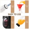 YBCPACK 12 Pack 300ml Heat-Resistant Reusable Plastic Juice Bottles With