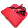 Onrtry Soft Leather Eyeglass Case PVC Nail Buckle Glasses Bag