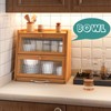 viewcare Large Bread Box for Kitchen Counter With Cutting Board,