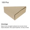 MECCANIXITY Adjustable Cardboard Corner Protector, Cardboard Edges Protector 10x10x4cm for