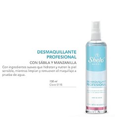 Desmaquillante Bifásico para Ojos y Piel Sensible con Sábila y Manzanilla, Libre de Aceite
