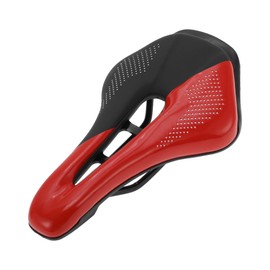 BULLSPANN Bicycle Saddle Painless Saddle Cover Bike Seat Shock Absorption Mountain Bike MTB Road Bike Waterproof PU Leather Red