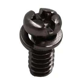 Commercial Electric Ceiling Fan Motor Screw Kit, Black, 10 Screws
