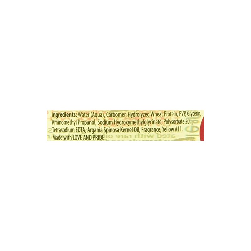 ECOCO Moroccan Argan Oil Styling Gel, 8 Fluid Ounce