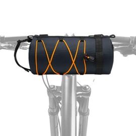 SUIKIHUM Bike Handlebar Bag, 2.5L Front Bicycle Storage Convertible Waterproof w/Shoulder Strap for Road Mountain Bikes Cycling, Dark Blue