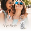Dochais 1 x Best Friend Keyring, Inspirational Quote Key Ring,