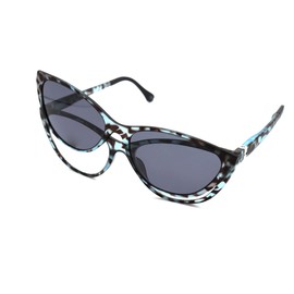 ColorViper None Bifocal Reader + Polarized Magnetic Clip on = Polarized Sunglasses (A1 Cateye Matte Blue Tortoise/Polarized Clip On W/Spring Hinge, 1.50)