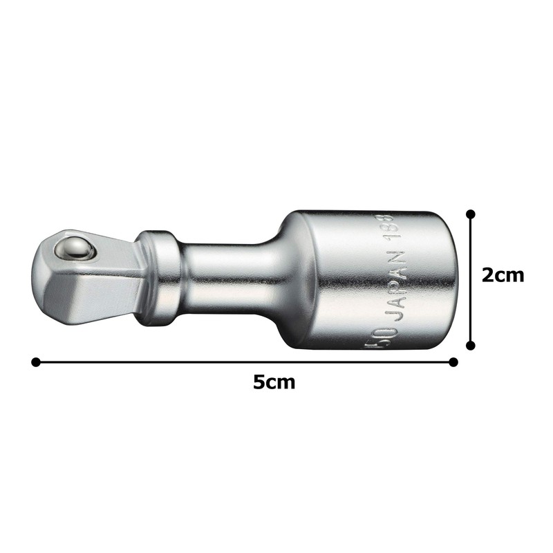 TONE EX31-050 Oscillating Extension Bar, Drive Angle 0.3 inches (9.5