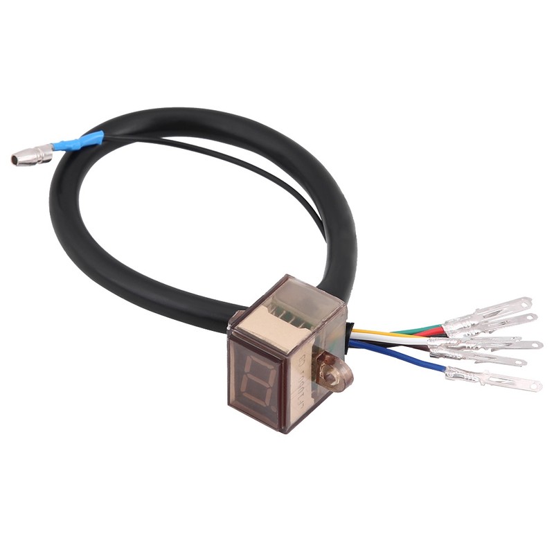 Universal Motorcycle 6 Speed Digital Gear Indicator Shift Lever Sensors