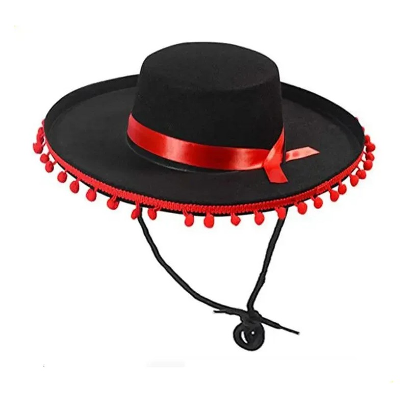 W^ ^ Gorro De Disfraz De Flamenco Español Para Fiestas