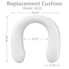 Replacement Toilet Seat Cushion with Soft Anti-Cold Padded Seat ONLY