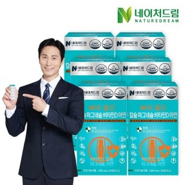Nature Dream 네이처드림 칼슘 마그네슘 비타민D 아연 30정 x 6박스 Nature Dream Calcium Magnesium Vitamin D Zinc 30 Tablets x 6 Boxes
