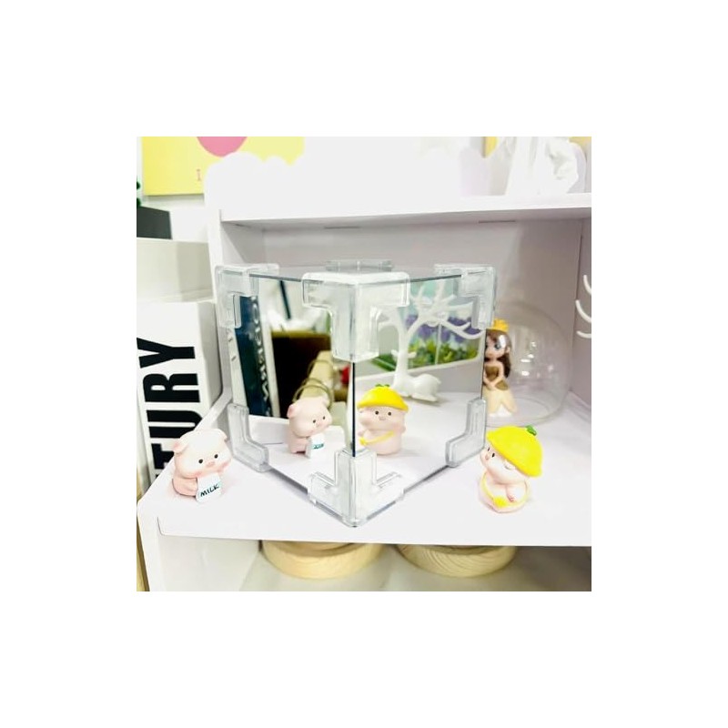 Diy Cubo de Rubik L?mpara Noche de Tulipanes,12x12cm L?mpara