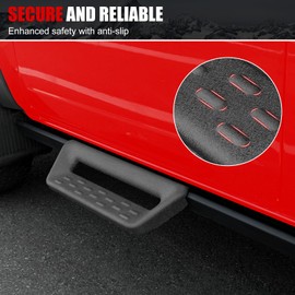 MABETT 2Pcs Running Boards Side Steps for 2021-2024 Ford Bronco 2/4 Door Accessories，Black Side Steps Bar Rock Sliders Nerf Bar fit Bronco
