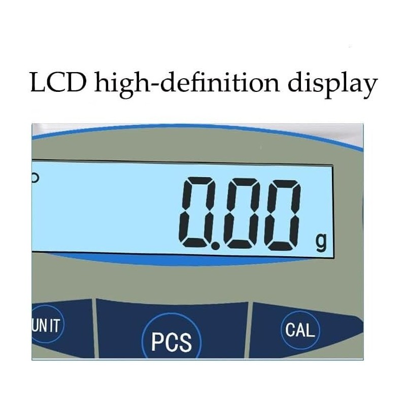 High Precision 0.01g Digital Lab Scale, 5000g MAX Weight, Analytical