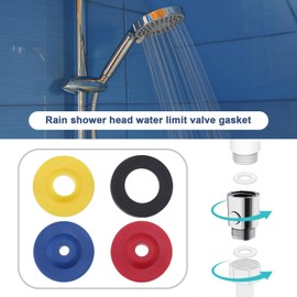 LT Easiyl 20pcs Water Saving Shower Adapter Flow Limiter Shower Hose Water Flow Reducer Limiter Washers Shower Head Flow Control Valve for Home Bathroom Toilet Hotel