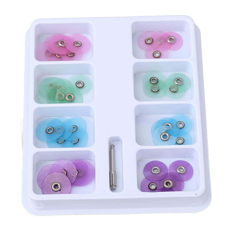 40pcs Dental Polishing Discs Teeth Whitening Resin Oral Teeth Finishing