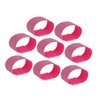 TUCKBOLD 8pcs Reflective Bands for Arm Cycling Reflective Armbands Pink
