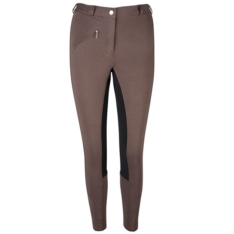 PFIFF Thea Pantaloni da Equitazione con Rinforzo Integrale, Pantaloni da