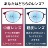 ピントグラス PINTGLASSES 老眼鏡 シニアグラス 軽度 (老眼鏡1本で度数:+0.00D ~ +1.75Dの累進設計) 専用ケース・メガネ拭き付き PG-707L-BK/T
