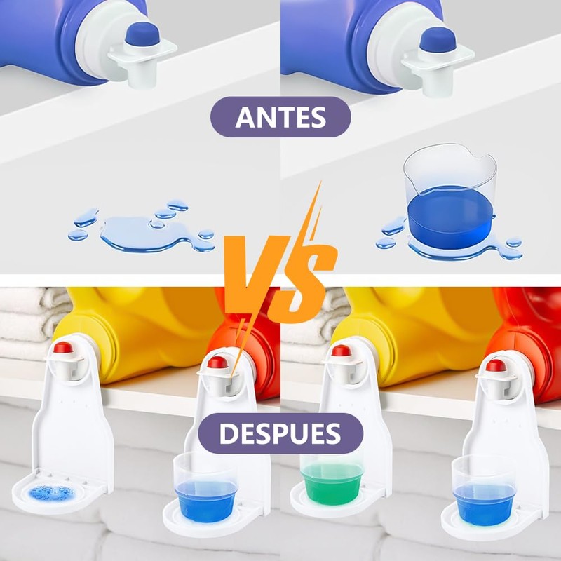 BYHANG 2 Piezas Soporte para Detergente, Dispensador de Detergente para