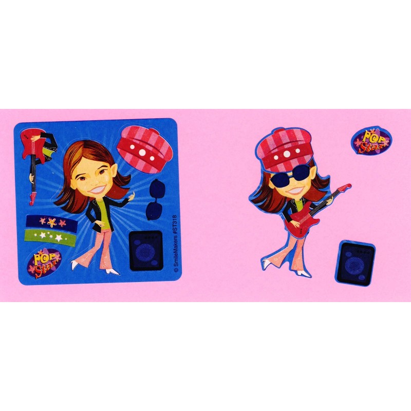 SmileMakers 10 Assorted Make Your Own Stickers - Party Favors