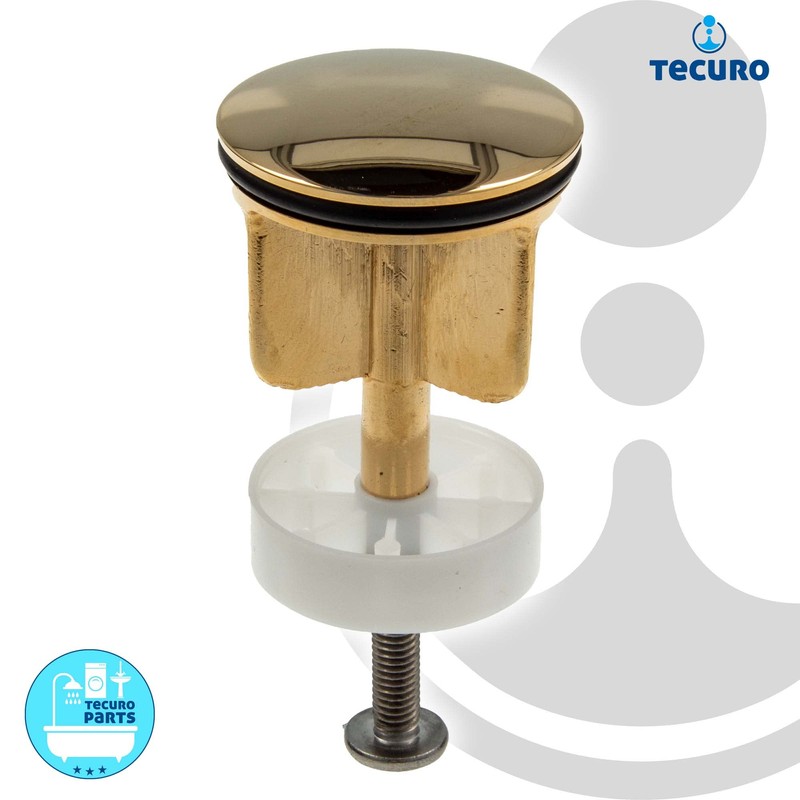 tecuro Universal eccentric plug, drain plug, diameter 40 mm, for