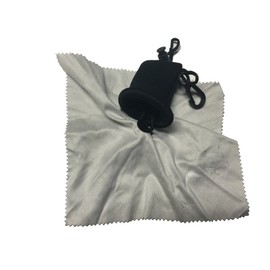 IvySkin SmartFiber Microfiber Cleaning Cloth with Pouch - for All LCD Screens, Tablets, Lenses & Other Delicate Surfaces, Large (6" L x 6" W)