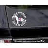 Service Dog Inside Disable Veteran Window Decal | NickerStickers® Vinyl