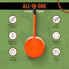 Tubolito CX/Gravel TPU Inner Tube 700c x 32-50mm, 60 mm Presta Valve Tube 2-Pack | Light, Strong & Compact | Rim & Disc Brake Compatibility