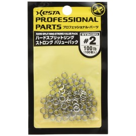 Xesta Hard Split Rings Strong (Value Pack) #2 100 Pieces