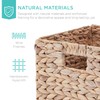 Best Choice Products 10.5x10.5in Hyacinth Baskets, Rustic Set Of 5