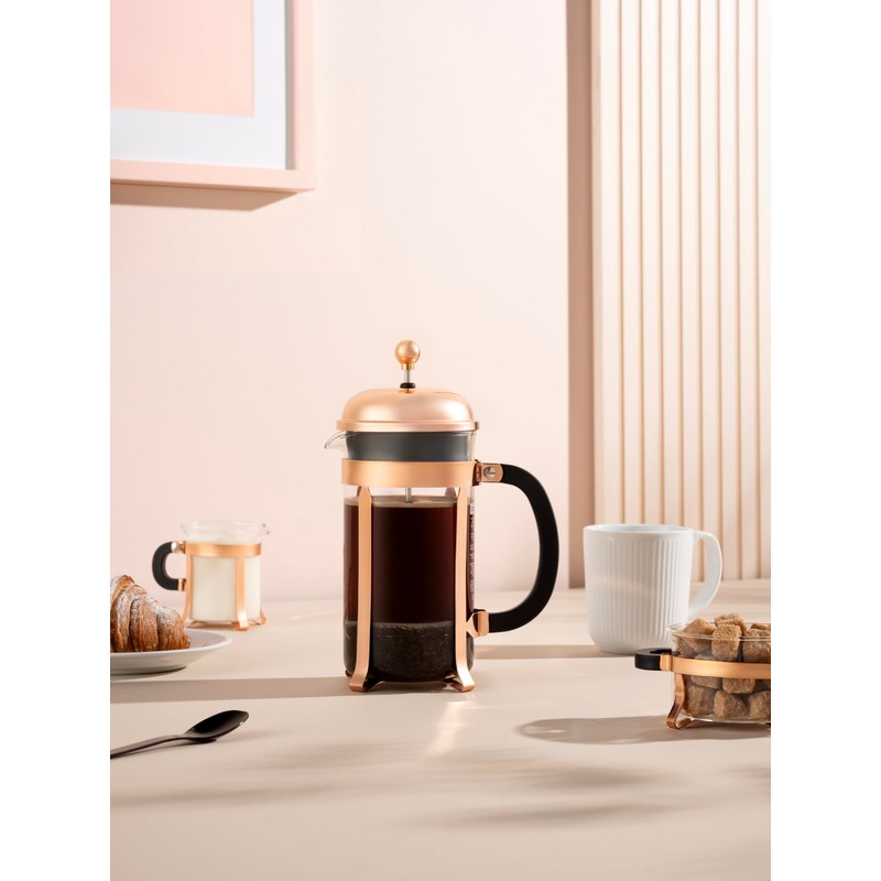 Bodum 34oz Chambord French Press Coffee Maker, High-Heat Borosilicate Glass,