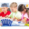 6 Pack Pencil Erasers, Large White Erasers for School, Art