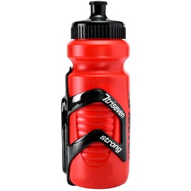 TriSeven Premium Cycling Carbon Water Cage - Extra Strong, Durable and Ultra Lightweight for Triathlon & MTB | Compatible with All Water Bottles and Saddle Cage Holders!