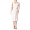 iB-iP Women's Modal Knee-Length Comfortable Straight Underdress, White