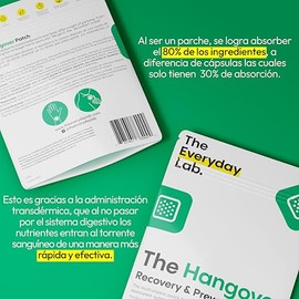 The Everyday Lab Parches Anti Cruda Recovery Vitaminas