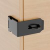 KIMIWISE 5 Inch Door Hasp Latch, 90° Right Angle Heavy