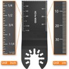 10Pcs Oscillating Saw Blades, High Carbon Steel Multitool Blades, Universal