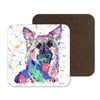 Coaster German Shepherd Dog Pet Animals Coasters Watercolour Art Gift