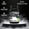 Creatina Monohidratada 1kg Vitron Protein 200servicios Polvo