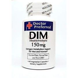 Doctor Preferred DIM (Diindolylmethane) 150mg Hormone Support, Vegetarian Capsules