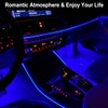 EL Wire Interior Car LED Strip Lights, 16.5FT USB Neon