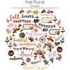 Paper & Sticker Kit - Fall Floral - 17 Double-Sided