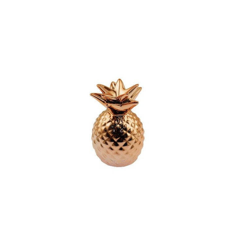 speed mao Ceramic Pineapple Shaped Coin Bank Pink Gold