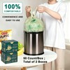 HECTOLIFE 2.6 Gallon 100 Count,Compostable Bags Handle Tie,Tear Resistant Kitchen