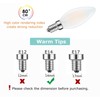 Lamsky E14 LED Bulb European Base 4W LED Chandelier Light