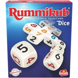 Goliath Rummikub Dice - The Classic Original Dice Game for Adults and Children from 7 Years, Board Game for 2 Players