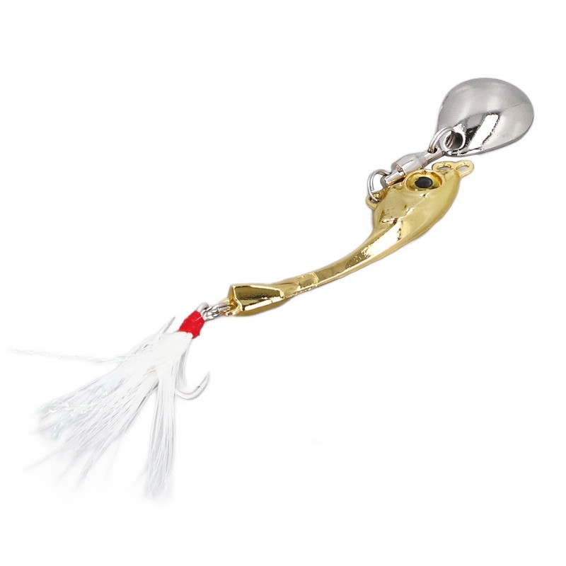 5pcs Metal VIB Fishing Lure Professional Rotating Sequins Lure Bait