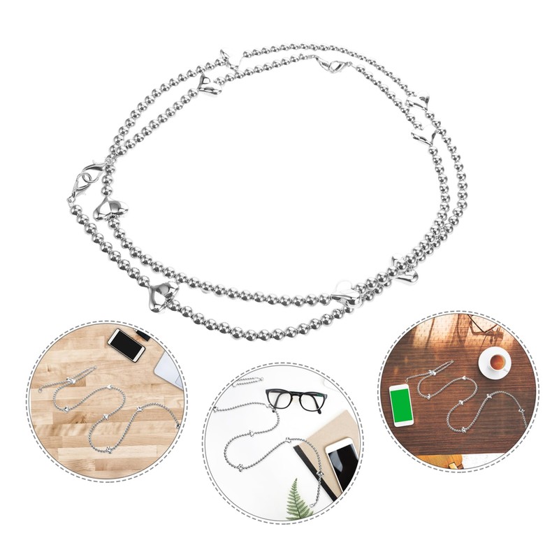 SHOWERORO Heart Chain Voice Amplifier Strap Comfortable Speaker Lanyard for